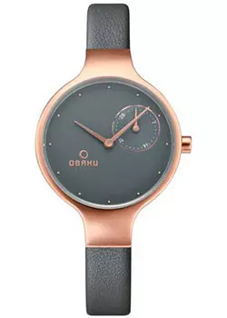 fashion наручные женские часы Obaku V201LDVJRJ. Коллекция Leather