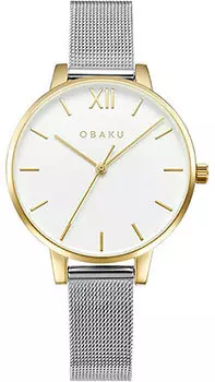 fashion наручные женские часы Obaku V209LXGIMC. Коллекция Mesh