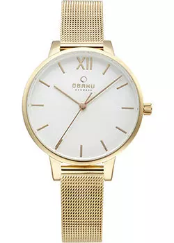 fashion наручные женские часы Obaku V209LXGIMG. Коллекция Mesh