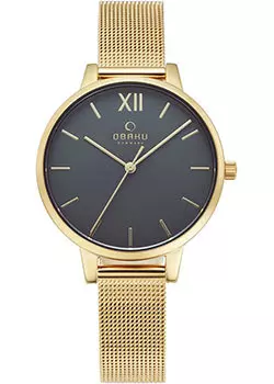 fashion наручные женские часы Obaku V209LXGJMG. Коллекция Mesh