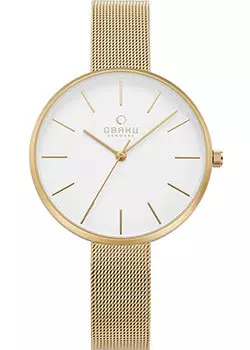 fashion наручные женские часы Obaku V211LXGIMG. Коллекция Mesh