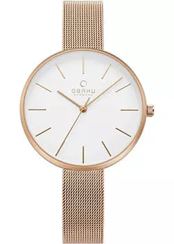 fashion наручные женские часы Obaku V211LXVIMV. Коллекция Mesh