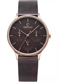 fashion наручные женские часы Obaku V212LMVNMN. Коллекция Mesh