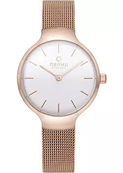 fashion наручные женские часы Obaku V223LXVIMV. Коллекция Mesh