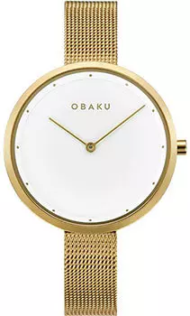 fashion наручные женские часы Obaku V227LXGIMG. Коллекция Mesh