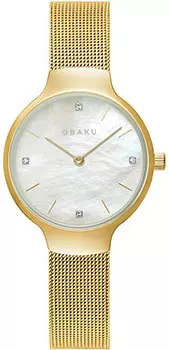 fashion наручные женские часы Obaku V241LXGWMG. Коллекция Mesh