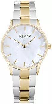 fashion наручные женские часы Obaku V247LXGWSF. Коллекция Links