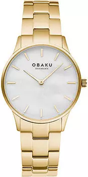 fashion наручные женские часы Obaku V247LXGWSG. Коллекция Links