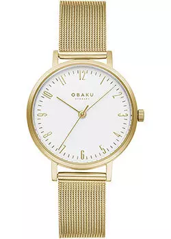 fashion наручные женские часы Obaku V248LXGIMG. Коллекция Mesh