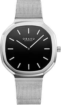 fashion наручные женские часы Obaku V253LXCBMC. Коллекция Oktant