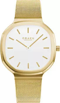 fashion наручные женские часы Obaku V253LXGWMG. Коллекция Oktant