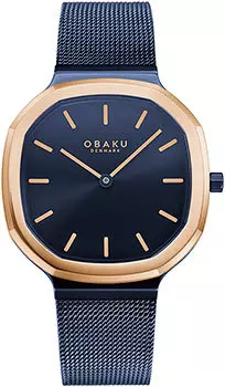 fashion наручные женские часы Obaku V253LXSLML. Коллекция Oktant