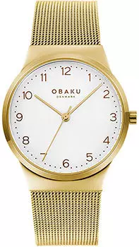 fashion наручные женские часы Obaku V255LXGIMG. Коллекция Mesh