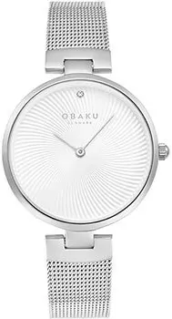 fashion наручные женские часы Obaku V256LXCIMC. Коллекция Diamant