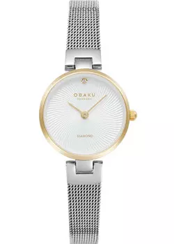 fashion наручные женские часы Obaku V256SXFIMC. Коллекция Diamond