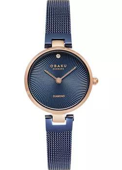 fashion наручные женские часы Obaku V256SXVLML. Коллекция Diamond