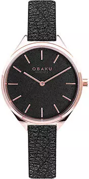 fashion наручные женские часы Obaku V257LHVNRB. Коллекция Leather