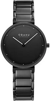 fashion наручные женские часы Obaku V258LXBBSB. Коллекция Ultra Slim