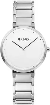 fashion наручные женские часы Obaku V258LXCISC. Коллекция Links