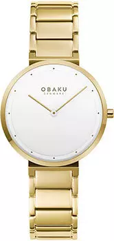 fashion наручные женские часы Obaku V258LXGISG. Коллекция Ultra Slim