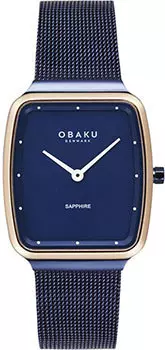 fashion наручные женские часы Obaku V267LXSLML. Коллекция Ultra Slim