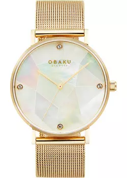 fashion наручные женские часы Obaku V268LXGWMG. Коллекция Mesh