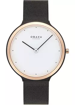 fashion наручные женские часы Obaku V269LXMWMB. Коллекция Ultra Slim