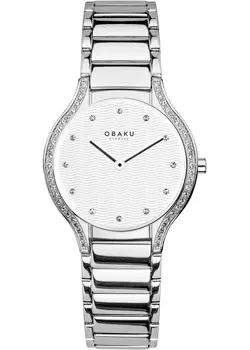 fashion наручные женские часы Obaku V276LECISC. Коллекция Link