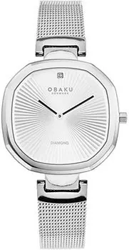 fashion наручные женские часы Obaku V277LXCIMC. Коллекция Diamond