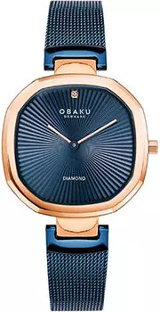 fashion наручные женские часы Obaku V277LXVLML. Коллекция Diamond