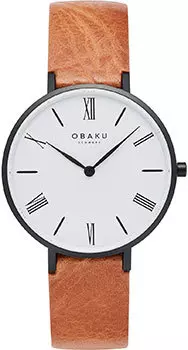 fashion наручные женские часы Obaku V283LXBWRZ-DIB. Коллекция Leather