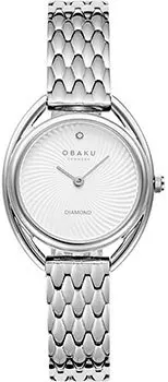 fashion наручные женские часы Obaku V286LXCISC. Коллекция Diamond