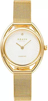 fashion наручные женские часы Obaku V286LXGIMG. Коллекция Diamond