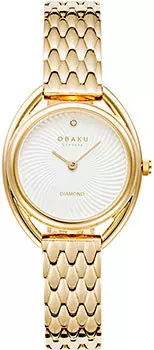 fashion наручные женские часы Obaku V286LXGISG. Коллекция Diamond