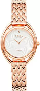 fashion наручные женские часы Obaku V286LXVISV. Коллекция Diamond