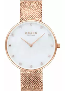 fashion наручные женские часы Obaku V288LXVWHV. Коллекция Mesh