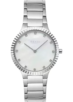 fashion наручные женские часы Obaku V292LXCWSC. Коллекция Linje Lille