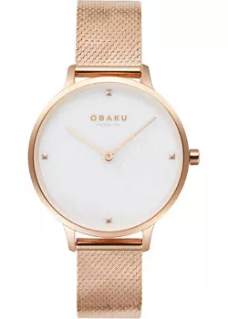 fashion наручные женские часы Obaku V295LXVWHV. Коллекция Mesh
