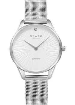 fashion наручные женские часы Obaku V297LXCIMC. Коллекция Diamond