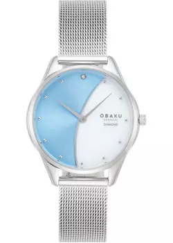 fashion наручные женские часы Obaku V297LXCXMC-DLW. Коллекция Diamond