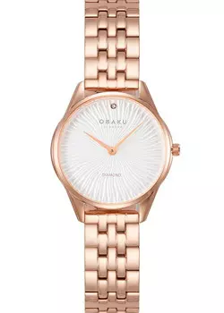 fashion наручные женские часы Obaku V297LXVISV. Коллекция Diamond