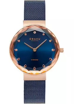 fashion наручные женские часы Obaku V300LXVLML. Коллекция Diamond