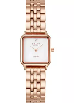 fashion наручные женские часы Obaku V301LXVWSV. Коллекция Diamond