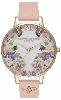 fashion наручные женские часы Olivia Burton OB16EG111. Коллекция Enchanted Garden