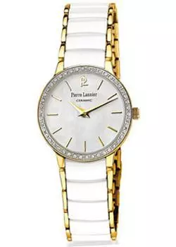 fashion наручные женские часы Pierre Lannier 045K590. Коллекция Elegance Ceramic