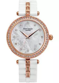 fashion наручные женские часы Pierre Lannier 198F990. Коллекция Elegance Ceramic