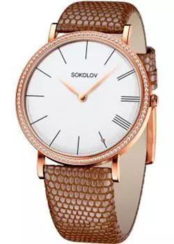 fashion наручные женские часы Sokolov 210.01.00.001.01.03.2. Коллекция Harmony