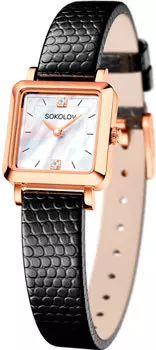 fashion наручные женские часы Sokolov 231.01.00.000.05.01.2. Коллекция Diva