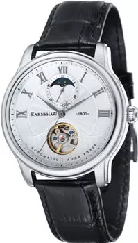мужские часы Earnshaw ES-8066-01. Коллекция Longitude Moonphase