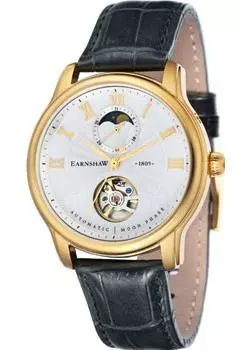 мужские часы Earnshaw ES-8066-03. Коллекция Longitude Moonphase